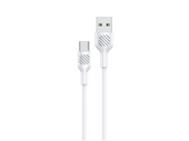 Nový kabel Encore Energy USB-A USB-C QC PD 3A 60W pro nabíjení a přenos dat 100 cm bílý EE157-C