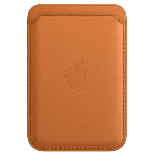 Originale Apple Portafoglio iPhone in pelle marrone dorato con MagSafe