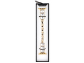 Nouvelle bracelet pour smartwatch GlacierX Zirconia Chain Bracelet Gold pour Apple Watch 38/40/41mm couleur Or