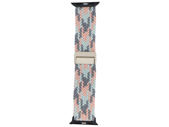 Nuovo cinturino GlacierX con fibbia magnetica intrecciata Mint Candy per Apple Watch 38/40/41mm Rosa menta