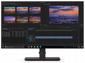 Lenovo P27h-20 Monitor 27" LED 2560 x 1440 DisplayPort HDMI Klasse A