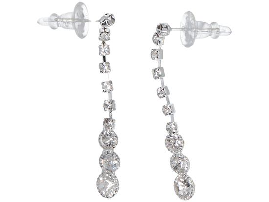 Ensemble de bijoux Éclatant Argent - collier + boucles d'oreilles