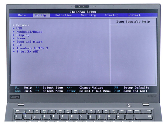 Lenovo ThinkPad X1 Carbon 6ta i7-8550U 16GB 256GB SSD 2560x1440 Clase A- Windows 11 Home