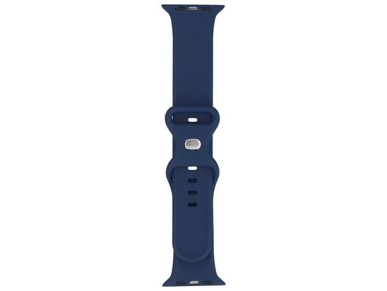 Nueva correa para smartwatch GlacierX Silicone Pin&Loop Band Navy Sprinkle para Apple Watch 42/44/45/49mm Azul marino