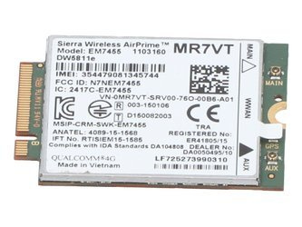 Dell MR7VT DW5811e E7275 E7370 E7470 E5470 E5570 E5470 E5580 Sierra Wireless AirPrime WWAN Modem