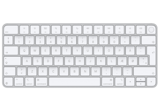 Nowa Oryginalna Klawiatura Apple Magic Keyboard White Touch ID Danish A2449 w zaplombowanym opakowaniu