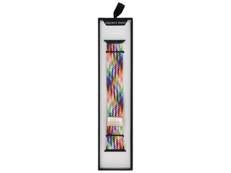 Nový pásek GlacierX Braided Magnetic Buckle Color Fusion pro Apple Watch 38/40/41mm Vícebarevný