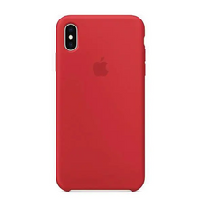 Originale Caso Apple Silicone iPhone XS Max Rosso