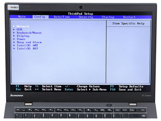 Lenovo ThinkPad X1 Carbon 3. Intel i5-5300U 8GB 256GB SSD 1920x1080 Klasse A- Windows 10 Professional