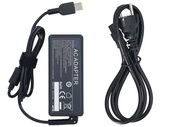 Chargeur pour ordinateur portable Lenovo neuf 65W, prise rectangulaire Slim Tip.