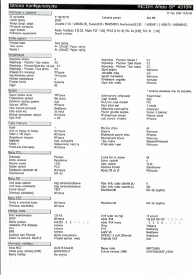 Лазерний принтер Aficio SP 4310n Пробіг 38 тисяч надрукованих сторінок