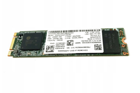 Твердотільний накопичувач Intel SSDSCKKF256H6L 256 ГБ M.2 SATA