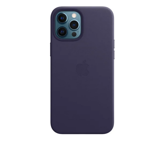 Original Case Leather Apple iPhone 12 Pro Max Deep Violet