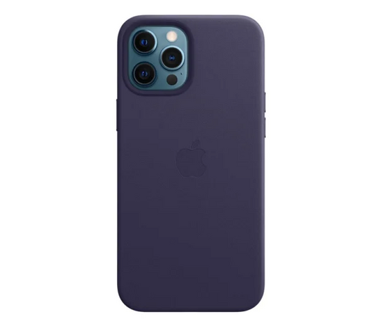 Original Maletín Piel Apple iPhone 12 Pro Max Deep Violet