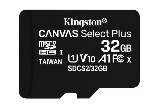 Nouvelle carte Kingston Canvas Select Plus microSDHC 32 GB Class 10