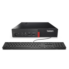 Nouveau Lenovo ThinkCentre M910q i5-6500T 4x2.5GHz 8Go 256Go SSD Windows 10 Professionnel + clavier, adaptateur