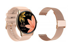 Nuovo Smartwatch GlacierX Sphere Rose Gold + Bracciale in maglia