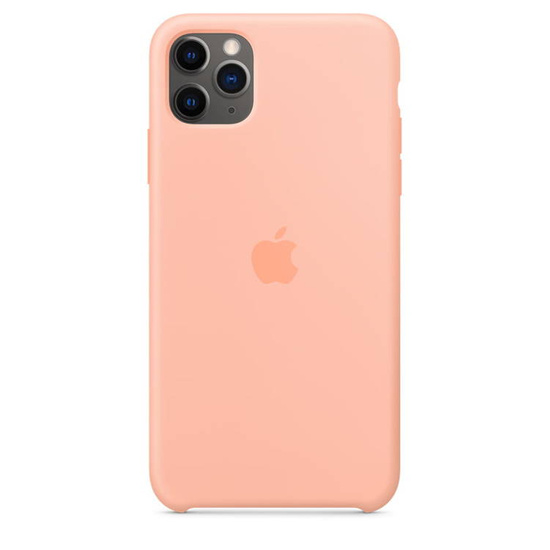 Oryginalne Etui Silikonowe Apple iPhone 11 Pro Max Grapefruit