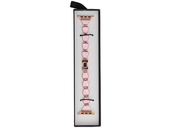 Nouvelle bracelet pour smartwatch GlacierX Pearl Glow Chain Bracelet Shell Bloom pour Apple Watch 38/40/41mm Rose-Doré