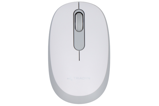 Nuevo Ratón Inalámbrico de Oficina Triadyn SAO 2.4GHz Bluetooth 1600DPI Blanco