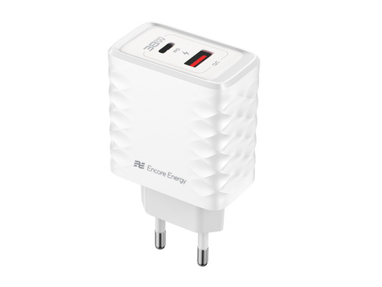 New 38W USB-A USB-C QC PD Wall Charger Encore Energy MD-3883TR