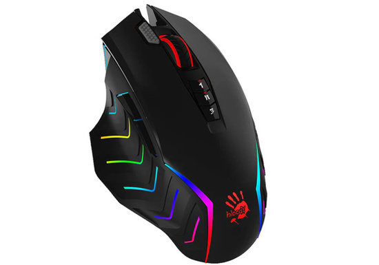 NEW A4Tech Bloody J95S Stone Black Gaming Mouse Backlit USB 8000DPI Wired A4TMYS47300