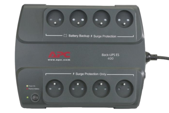 Fuente de alimentación ininterrumpida APC Back-UPS ES 400 BE400-GR