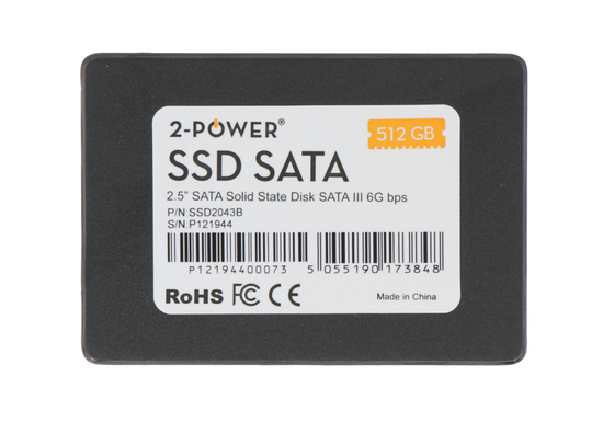 Nouveau disque SSD 2-POWER 512 Go 2,5'' SATA3 SSD2043B pour ordinateur portable / PC