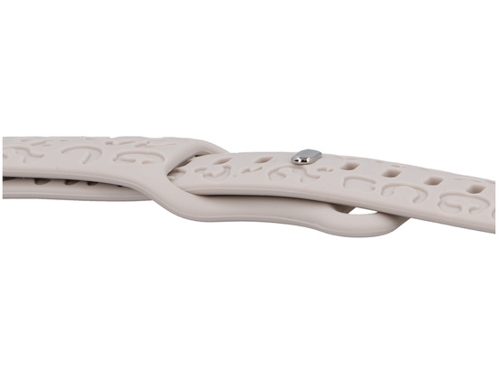 Nouveau bracelet en silicone GlacierX Léopard Ivoire pour Apple Watch 38/40/41mm Crème.