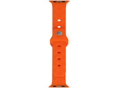Gliederarmband für Smartwatch GlacierX Silikon Rhombille Vibrant Orange für Apple Watch 42/44/45/49mm Orange