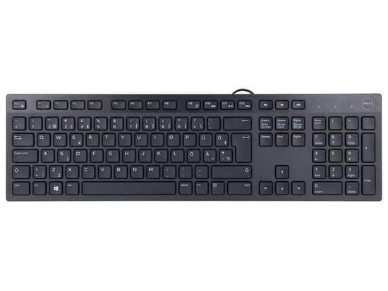 KLÁVESNICE DELL QUIETKEY KB216-BK-EE ČERNÁ QWERTY