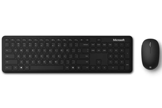 Set Wireless Mouse + Keyboard Microsoft Spagnolo Nero