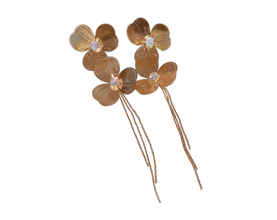 Flora Gold Earrings