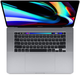 Apple MacBook Pro 16" A2141 Space Gray 2019 i7-9750H 16GB 512GB SSD 3072x1920 AMD Radeon Pro 5300M Třída A MacOS Big Sur