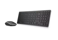 NOUVEAU Ensemble Sans Fil Clavier + Souris Dell KM714 + autocollants OEM