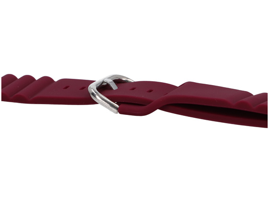 GlacierX Silicone Grooved Burgundy strap for Apple Watch 38/40/41mm Burgundy
