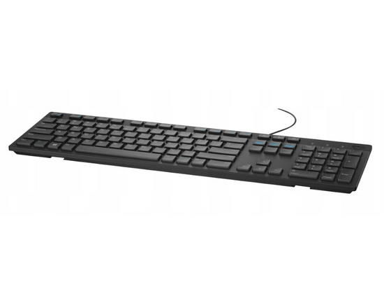 Клавіатура Dell QuietKey KB216 USB QWERTY + наклейки (без ніжок)