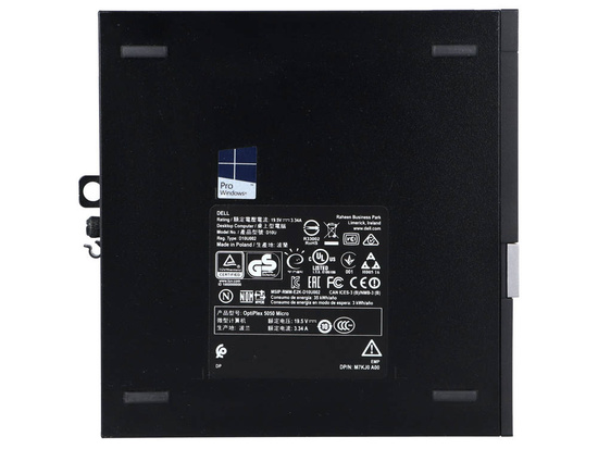 Dell Optiplex 5050 Micro G4400T 2x2.9 ГГц 32 ГБ 480 ГБ SSD Windows 10 Professional