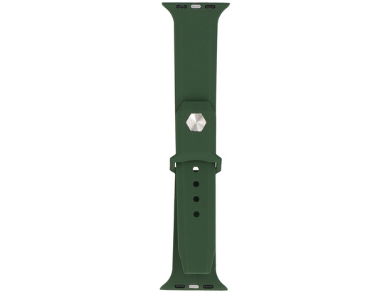 Nuova cinturino per smartwatch GlacierX Silicone Synthwave Dark Olive Green per Apple Watch 42/44/45/49mm Verde