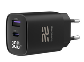 Neues Netzteil Encore Energy GaN QC 4 PD 3.0 USB-A USB-C 30W GaN-3083R mit Display + USB-A USB-C Kabel 2m