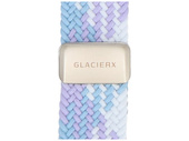 New GlacierX Braided Magnetic Buckle Violet Candy strap for Apple Watch 38/40/41mm white-purple-blue.