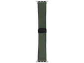 Nuovo cinturino GlacierX Leather Magnetic Buckle Stone Green per Apple Watch 42/44/45/49mm Verde Giada