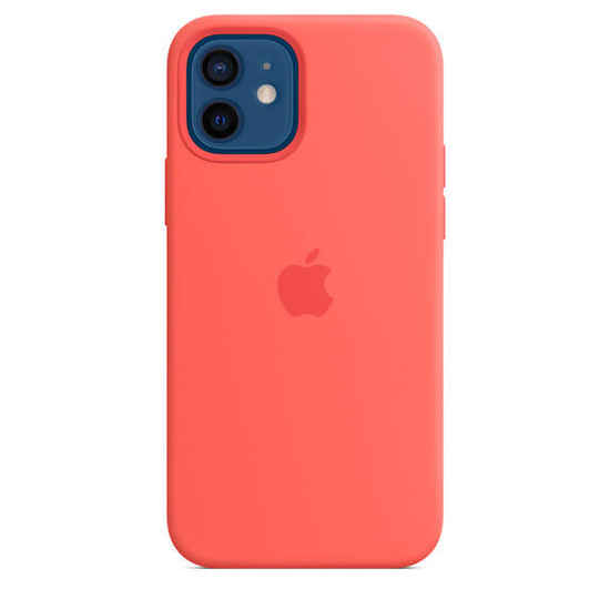 Oryginalne Etui Silikonowe Apple iPhone 12 Pro Pink Citrus