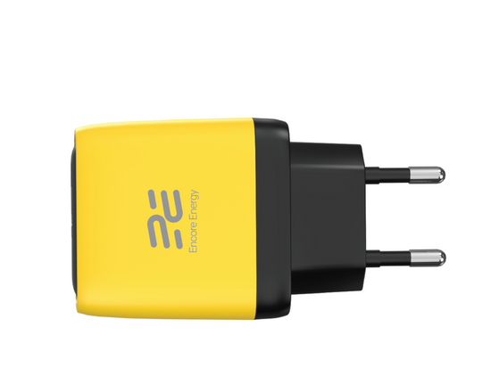 Нова мережна зарядка Encore Energy GaN QC PD USB-A 18W USB-C 45W MD-4583RD + кабель USB-C 2м