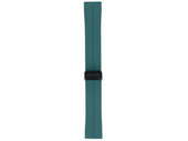 Ensemble de bracelets pour smartwatch GlacierX Grip Strap Ice White + Boucle magnétique en silicone Forest Green + Grip Strap Nylon Ocean Blue 22mm