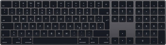 Оригінал Apple Нова клавіатура Magic Keyboard Цифрова клавіатура німецька космічна сіра A1843