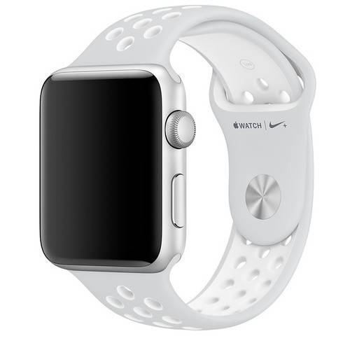 Original Apple Watch Sport Band 38mm Pure Platinum / White in versiegelter Verpackung