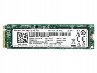Union Memory LENSE30256GMSP34MEAT3TA 256GB M.2 PCIe SSD disk