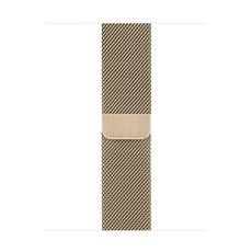 Originál Řemínek Apple Watch Milanese Loop Strap Silver 45mm z nerezové oceli Gold