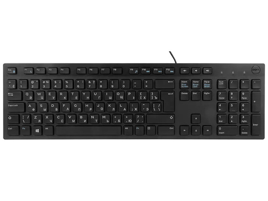 NOUVEAU CLAVIER DELL QUIETKEY KB216-BK-RUS NOIR QWERTY 06R5P5